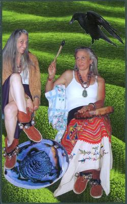 Jane. Artist: Tamara, California.  I Am One Who is incorrigibly FABulous!! I carry the Raven totem, & so I fly because it is Fun! As I walk the earth with bells on, I offer cleansing sage & healing blessings.