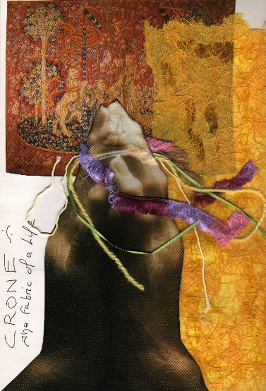 Crone. Council Suit.  I am the one who weaves the fabric of my life. I enter the third age with grace and commitment....Artist: Gail, Australia.
